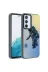 Techaks 56AÖ-8680436706534-235 Samsung Galaxy A54 Kılıf Kamera Çıkıntılı Desenli Figürlü Mat Yüzeyli Sert Kapak Dragon 1