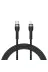 Techaks T19627-TCHS Siyah Shira Serisi Type-C To Lightning Pd Kablo 2 Metre-Zore 1