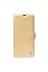 Techaks T24386-TCHS Galaxy A04S Kılıf Zore Kar Deluxe Kapaklı Kılıf - Gold 1