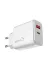 Techaks T28080-TCHS Beyaz Play Serisi Pl3 Type-C 2In1 Seyahat Şarj Aleti 20W-Zore 4