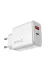 Techaks T28082-TCHS Beyaz Play Serisi Pl3 Type-C To Type-C 2In1 Pd Seyahat Şarj Aleti 20W-Zore 3