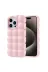 Techaks T32675-TCHS Iphone 15 Pro Kılıf Parlak Esnek Silikon Zore Dom Dom Kapak - Pembe 1