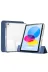 Techaks T33490-TCHS Ipad 10.9 2022 (10.nesil) Kılıf Magnetik Ayrılabilen Airbagli Zore Sliding Tablet Kılıfı - Gri 2