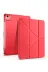Techaks T36453-TCHS Ipad Air 11 2025 M3 Kılıf Uyku Modlu Standlı Katlanabilen Kalem Bölmeli Tri Folding Kapak - Lila 2