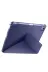 Techaks T36453-TCHS Ipad Air 11 2025 M3 Kılıf Uyku Modlu Standlı Katlanabilen Kalem Bölmeli Tri Folding Kapak - Lila 4