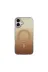 Techaks T39661-TCHS Iphone 16 Plus Kılıf M-Safe Şarj Özellikli Transparan Renk Geçişli Tchs Toros Kapak - Gold 3