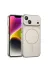 Techaks T40154-TCHS Iphone 15 Kılıf Tchs M-Safe Şarj Özellikli Kamera Korumalı Formen Kapak - Gri 1