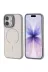 Techaks T40158-TCHS Iphone 17 Kılıf M-Safe Şarj Özellikli Kamera Standlı Tchs Notron Kapak - Gri 1