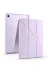 Techaks T40395-TCHS Galaxy Tab S11 Kılıf Tchs Tri Folding Kalem Bölmeli Standlı Kılıf - Lila 1