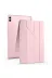 Techaks T40396-TCHS Galaxy Tab S11 Ultra Kılıf Tchs Tri Folding Kalem Bölmeli Standlı Kılıf - Rose Gold 1