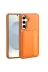 Techaks T40467-TCHS Galaxy A36 Kılıf Kartlıklı Tchs X-Kart Silikon Kapak - Koyu Gri 2