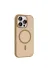 Techaks T41344-TCHS Iphone 16 Pro Max Kılıf M-Safe Şarj Özellikli Tchs Babet Kapak - Gri 4