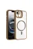 Techaks T41530-TCHS Iphone 17E Kılıf Standlı Ve Kamera Lens Hediyeli M-Safe Şarj Özellikli Tchs Etro Kapak - Desert Tita 1