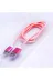 Techaks T5067-TCHS Rose Gold Metal Manyetic Uçlu Lightning Usb Kablo-Zore 1