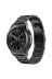 Techaks TCHS-13694 Galaxy Watch 42Mm (20Mm) Uyumlu Krd-04 Metal Zore Kordon-Siyah 1