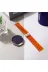 Techaks TCHS-15765 Galaxy Watch Active 2 40Mm Uyumlu Krd-27 20Mm Zore Kordon-Turuncu 3