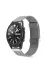 Techaks TCHS-17303 Xiaomi Amazfit Pace Uyumlu Krd-45 22Mm Metal Zore Kordon-Gümüş 4