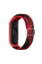 Techaks TCHS-18934 Xiaomi Mi Band 3 Uyumlu Krd-49 Örgü Zore Kordon-Siyah-Kırmızı 1