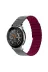 Techaks TCHS-22630 Galaxy Watch Active 2 44Mm Uyumlu Krd-52 Zore Kordon-Gri-Kırmızı 1
