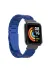 Techaks TCHS-22645 Xiaomi Redmi Watch (Mi Watch Lite) Uyumlu Krd-60 Metal Zore Kordon-Mavi 1