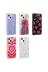 Techaks TCHS-23639 Iphone 13 Uyumlu Simli Desenli Kamera Korumalı Parlak Zore Popy Kılıf-Dallar 2