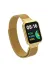 Techaks TCHS-23712 Xiaomi Redmi Watch 2 Lite Uyumlu Krd-58 Metal Zore Kordon-Gold 3