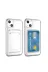 Techaks TCHS-24230 Iphone 14 Uyumlu Kartlıklı Şeffaf Zore Setra Clear Silikon Kılıf-Renksiz 1