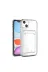Techaks TCHS-24230 Iphone 14 Uyumlu Kartlıklı Şeffaf Zore Setra Clear Silikon Kılıf-Renksiz 4