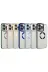 Techaks TCHS-24606 Iphone 14 Pro Kılıf Kamera Lens Korumalı Kenarları Renkli Logo Gösteren Omega Kapak-Mavi Açık 2