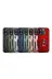 Techaks TCHS-24837 İphone 14 Pro Kılıf Kamera Çıkıntılı Standlı Yüzüklü Mıknatıslı Zırh Kapak Vega-Mavi 2
