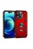 Techaks TCHS-24837 İphone 14 Pro Kılıf Kamera Çıkıntılı Standlı Yüzüklü Mıknatıslı Zırh Kapak Vega-Mavi 3