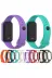 Techaks TCHS-27007 Xiaomi Amazfit Band 7 Uyumlu Krd-87 Uyumlu Zore Kordon-Mor 4