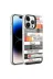Techaks TCHS-27932 Iphone 14 Pro Max Uyumlu Desenli Zore Silver Sert Kılıf-Mottolar 1