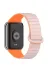 Techaks TCHS-31949 Xiaomi Redmi Watch 4 Silikon Kordon Zore Krd-105 Strap Kayış-Pembe-Turuncu 1