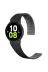 Techaks TCHS-32547 Galaxy Watch 5 40Mm Zore Krd-111 20Mm Çizgili Desenli Silikon Kordon-Siyah 1