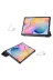 Techaks TCHS14845 Galaxy Tab S7 Plus T970  Uyumlu Zore Smart Cover Standlı 1-1 Kılıf-Kırmızı 3
