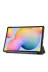 Techaks TCHS14845 Galaxy Tab S7 Plus T970  Uyumlu Zore Smart Cover Standlı 1-1 Kılıf-Kırmızı 4