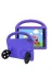 Techaks TCHS20606 Ipad 10.2 (9.nesil)  Uyumlu Zore Wheel Car Tekerlek Standlı Tablet Eva Silikon Kılıf-Mor 1
