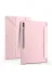 Techaks TCHS29818 Galaxy Tab S9 Ultra Kılıf  Uyumlu Zore Tri Folding Kalem Bölmeli Standlı Kılıf-Lacivert 4