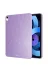 Techaks TCHS32096 Ipad Air 11 2024 Simli Parlak Görünümlü Uyumlu Zore Tablet Koton Kılıf-Gümüş 3