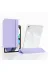 Techaks TCHS32349 Ipad Air 11 2024 Kılıf Magnetik Ayrılabilen Aihttgli Uyumlu Zore Sliding Tablet Kılıfı-Lavender 1