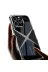 Techaks TCHS32352 Apple Iphone 14 Pro Kılıf Ultra İnce Kamera Korumalı Pc + Deri Arka Yüzey Zore X-Pro Kapak-Siyah 2