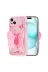 Techaks TCHS32514 Iphone 15 Plus Kılıf Kamera Korumalı Figür Tasarımlı Zore Kapya Kapak-Pembe Açık 4