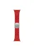 Techaks TCHS34270 Apple Watch Ultra 49Mm Krd-127 Metal Tokalı Silikon Kordon-Turuncu 4