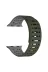 Techaks TCHS34457 Watch 40Mm Uyumlu Zore Krd-124 Silikon Kordon Strap Kayış-Koyu Yeşil-Gri 1