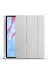 Techaks TYCA2D9BE76D8E4E2F5B37100 Huawei Honor Pad X8 Pro 11.5' Kılıf Tchs Tri Folding Kalem Bölmeli Standlı Kılıf - Gri 1