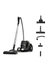 TEFAL 1399990y Tw7C89Ea 5★ X-Trem Cyclonic Effitech Toz Torbasız Elektrikli Süpürge 1