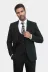 Tek Düğmeli Slim Fit Siyah Yelekli Erkek Takım Elbise - Wessi 1