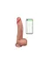 Telefon Kontrollü Hareketli Gerçekçi Dildo Vibratör Esmer 1