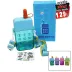 TELEFON MODELİ RENKLİ MİKA KRİSTAL SULUK MATARA PİPETLİ - VİDALI KAPAK - ASKILI 300ML (4745) 2